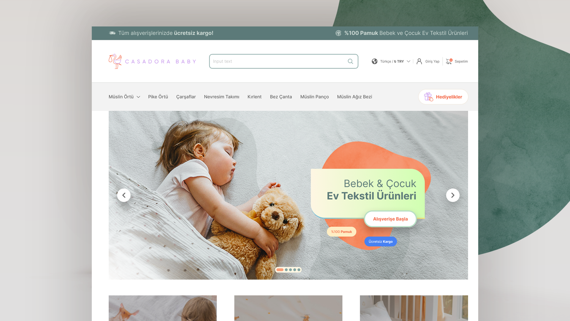 Home Page, after