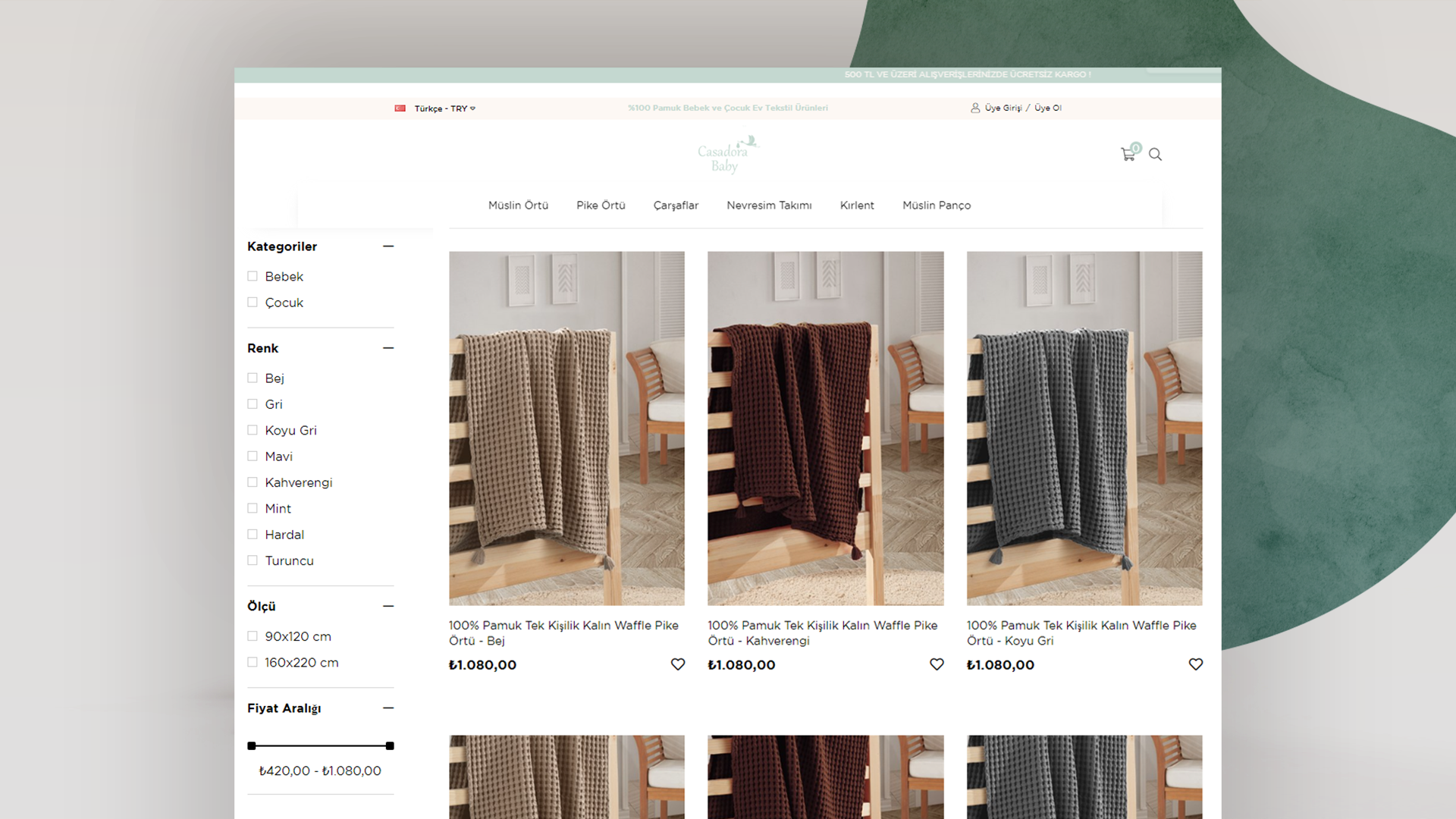 Store Page, before
